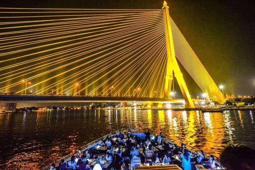 Bangkok: Royal Princess River Dinner Cruise with Live Music - The Chao Phraya route, from ICONSIAM to Rama VIII Bridge