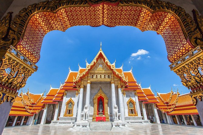 Bangkok Temples and City Highlights Tour - Wat Benchamabophit and the calm beauty of white marble