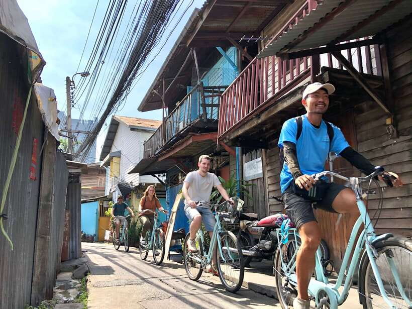 Bangkok: Temples, Canals & Local Life Bike Tour - Starting near BTS Pho Nimit in Thonburi