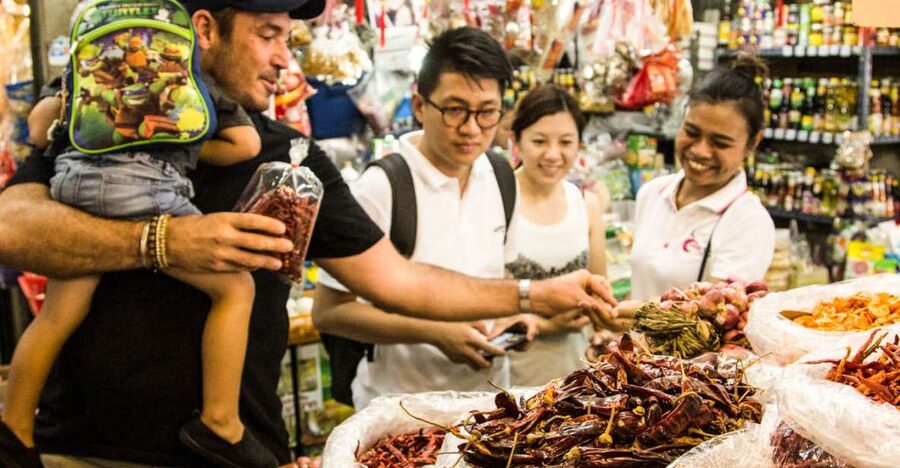 Bangkok: Thai Cooking Class and Onnuch Market Tour - Cooking four Thai dishes in one session