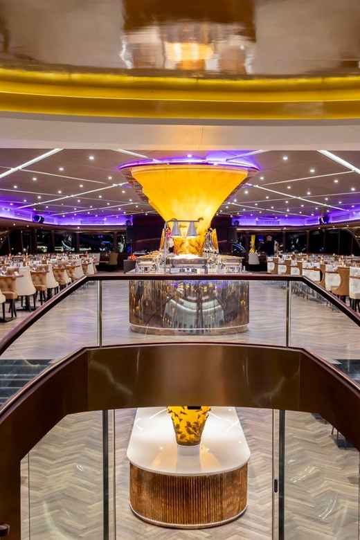 Bangkok: The Opulence Buffet Dinner Cruise with Live Band - The second deck: buffet dinner with a Thai and international mix