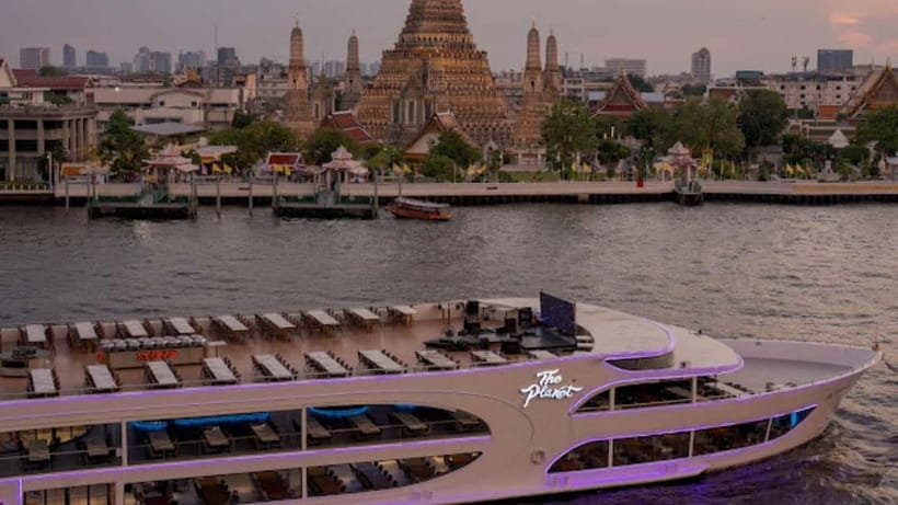 Bangkok: The Planet Chao Phraya River Dinner Cruise - Wat Arun, the Grand Palace, and Wat Phra Kaew