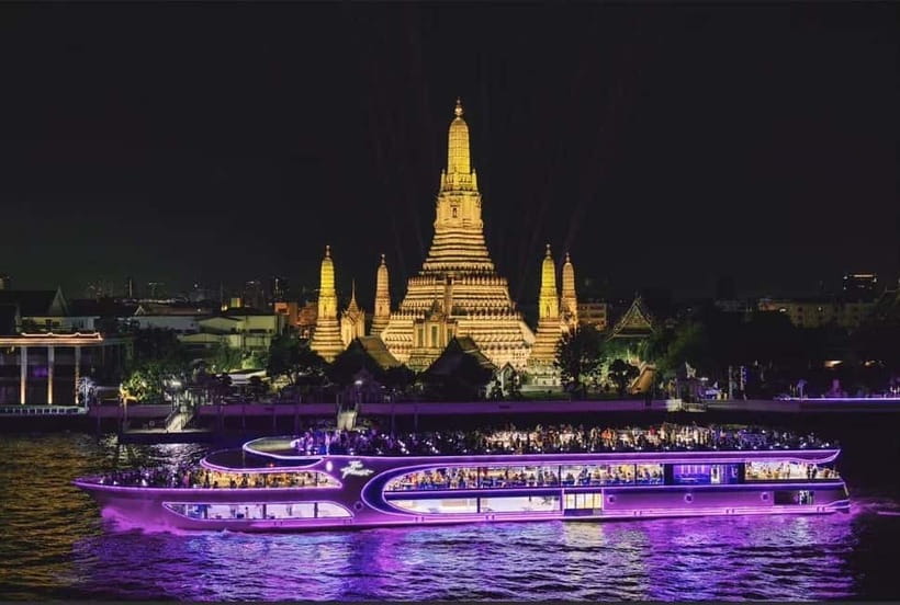 Bangkok:The Planet Sunset&Dinner Cruise on Chao Phraya River - Boarding The Planet’s three decks