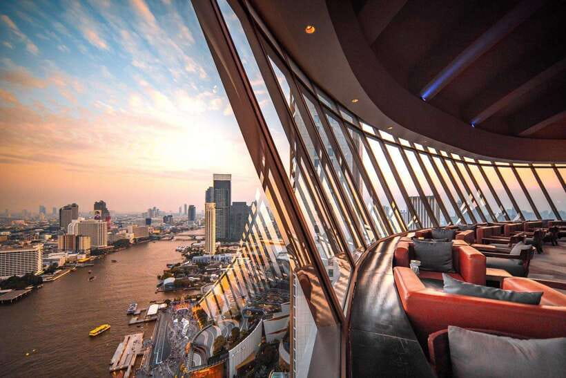 Bangkok: ThreeSixty Jazz Lounge at Millennium Hilton - The view is the main event