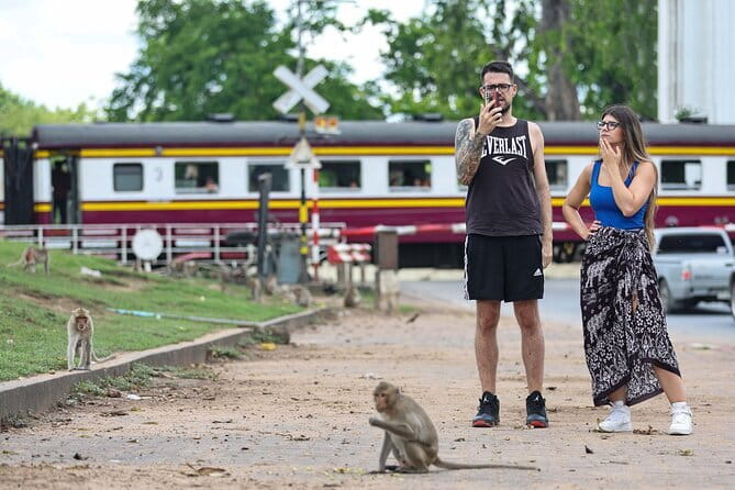 Bangkok to Ayutthaya Lopburi Monkey Temple, Largest Buddha Tour - Wat Mahathat and the Buddha head in tree roots