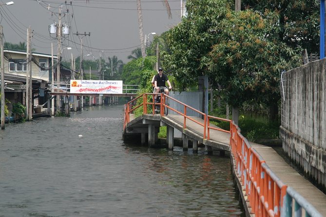 Bangkok Tour by Boat and Bike - The Bhumibol Bridge and Bangkok’s modern side