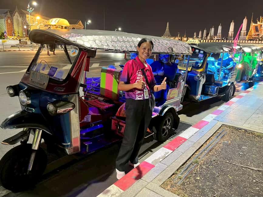 Bangkok: Tuk Tuk Adventure Chinatown Michelin Food & Temples - Wat Arun from the Chao Phraya River