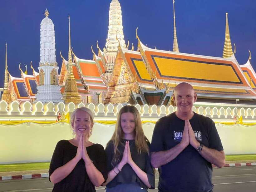 Bangkok Tuk-Tuk by Night with Chinatown Street Food Meal - Wat Arun after sunset