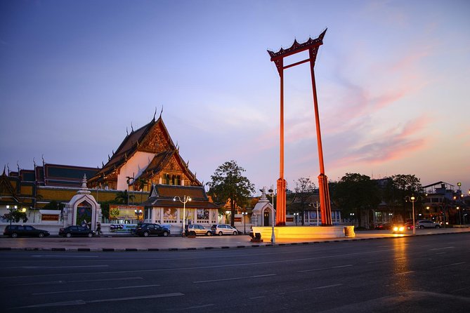 Bangkok Under the Night Lights by TUK-TUK (SHA Plus) - The Giant Swing and Wat Suthat