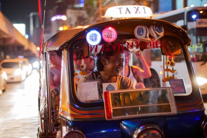 Bangkok Under the Night Lights by TUK-TUK (SHA Plus) - Tuk-tuk travel through the old city