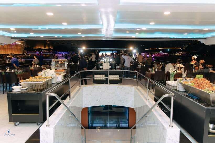 Bangkok: Unicorn Chao Phraya River Dinner Cruise - Live music, dance, and the best part of the evening