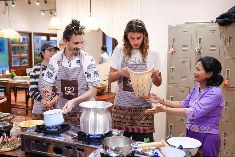 Bangkok: White Lotus Thai Cooking Class with Market Tour - Key points to know before you book