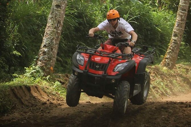 Chiang Mai ATV White Water Rafting and Elephant Sanctuary Full-Day Trip - ATV riding through rice fields and mountain country