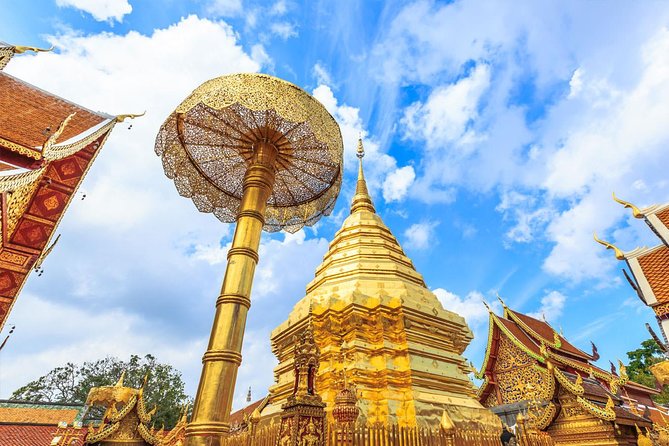 Chiang Mai Best City Tour with Doi Suthep & Iconic Temples - Wat Phra That Doi Suthep and the mountain views