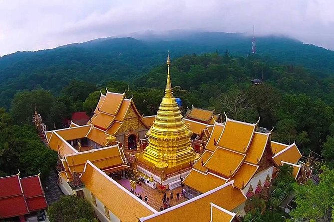 Chiang Mai Best City Tour with Doi Suthep, Pha Lat & Chedi Luang - Wat Chedi Luang and the scale of old Chiang Mai