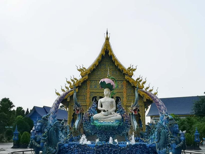 Chiang Mai: Chiang Rai Temples and Long-Neck Karen Village - Wat Rong Khun and its white mirrored surfaces