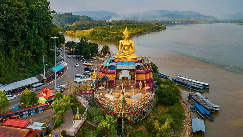 Chiang Mai: Chiang Rai Temples, Golden Triangle & Boat Tour - Hot springs: a short break after the first drive