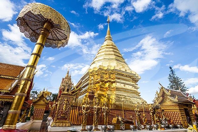 Chiang Mai City and Temples Half-Day Tour - Wat Suan Dok and its white royal chedis