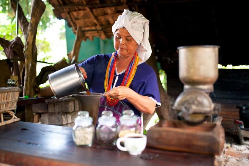 Chiang Mai Doi Inthanon Park Waterfall Pure Sightseeing Tour - The Hmong market and Karen village visit