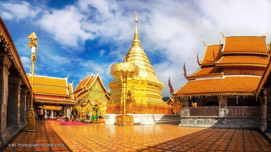 Chiang Mai: Doi Suthep and Hmong Village Half-Day Tour - City views from the mountain road