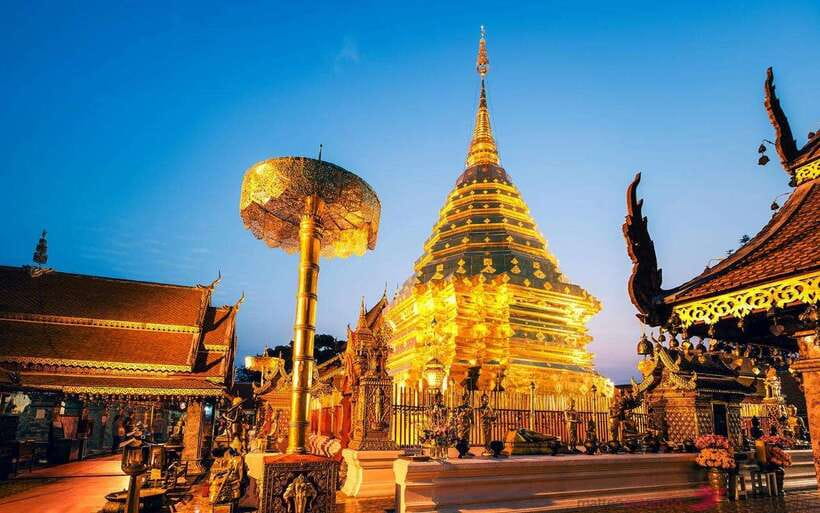 Chiang Mai: Doi Suthep and Wat Pha Lat Temple Evening Tour - The 20-minute ride to Doi Suthep