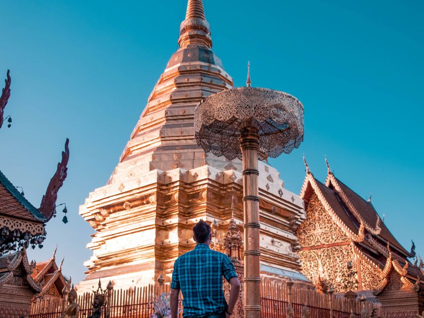 Chiang Mai: Doi Suthep and Wat Umong Enchanting Evening Tour - Transport, timing, and group size