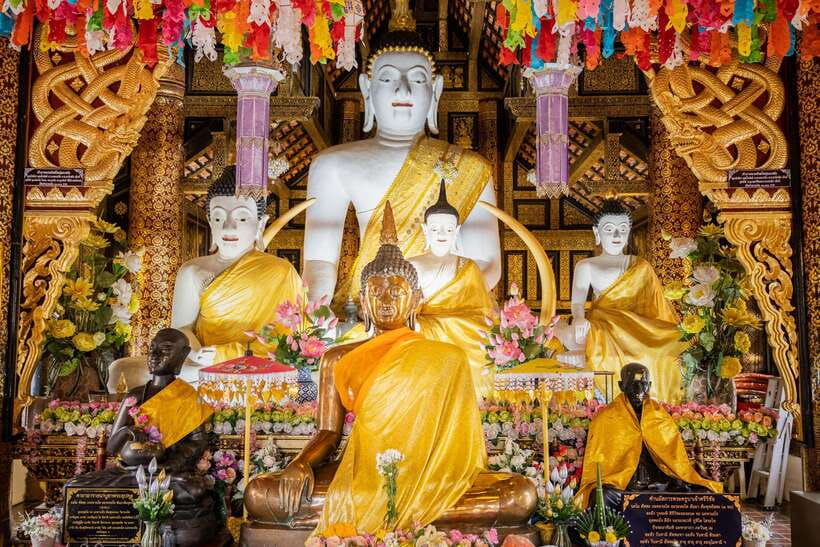 Chiang Mai: Doi Suthep Temple and Waterfall by Songtaew Trio - Wat Pha Lat: the stop worth lingering over