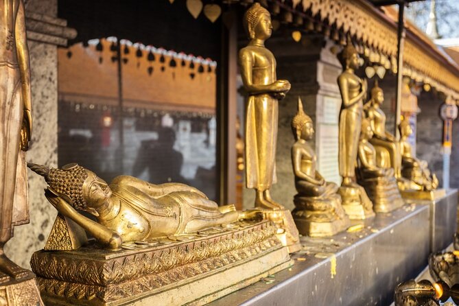 Chiang Mai - Doi Suthep Temple & Wat Pha Lat Hike - Climbing the 300-step Naga staircase at Doi Suthep