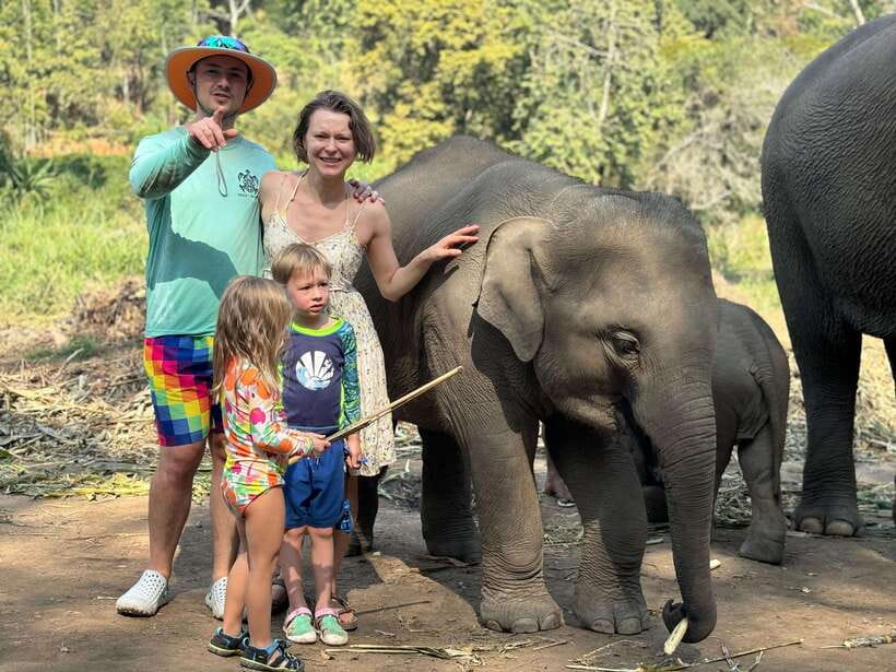 Chiang Mai: Elephant Sanctuary Feeding Program Half-Day Tour - River Bathing, If the Elephants Choose It