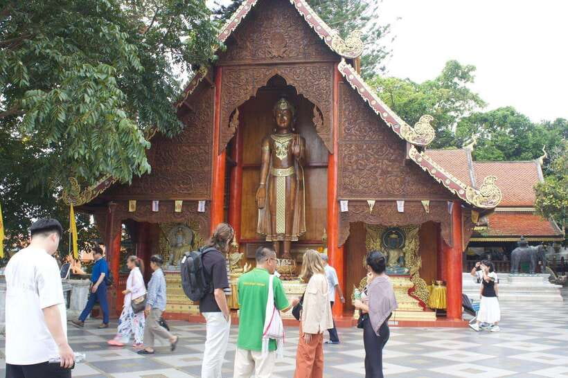 Chiang Mai: Elephant Sanctuary, Monk Trail & Doi Suthep Tour - Spending three and a half hours at Pon Elephant Thailand
