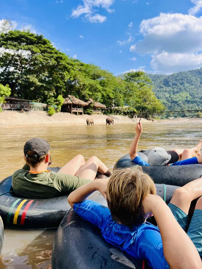 Chiang Mai Half-Day Adventure: River Tubing & Waterfall - Optional elephant feeding at Sunshine for Elephants