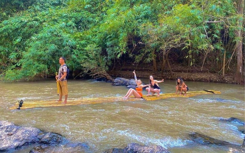 Chiang Mai: Jungle Trek, Elephants care & Bamboo Rafting - The jungle walk and Karen Hill Tribe Village
