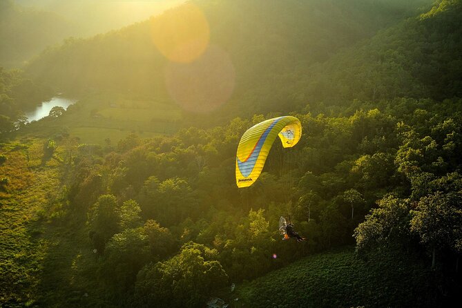 Chiang Mai Paramotor Flying Experience - Mae Taeng and Mae Ngat Dam from above