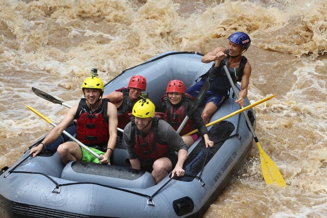 Chiang Mai Rafting in Mae Taeng River with Thai Buffet - The waterfall and natural water slide