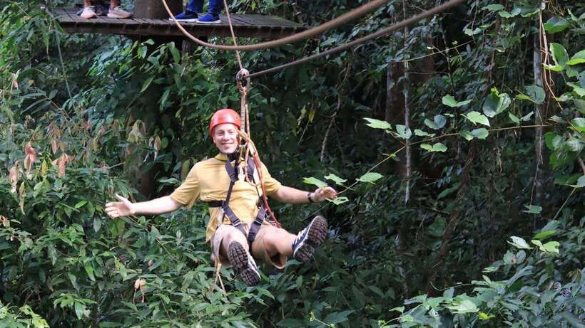 Chiang Mai: Sky Hawk Zipline Adventure With Optional ATV - Thai buffet lunch at the 180-degree café