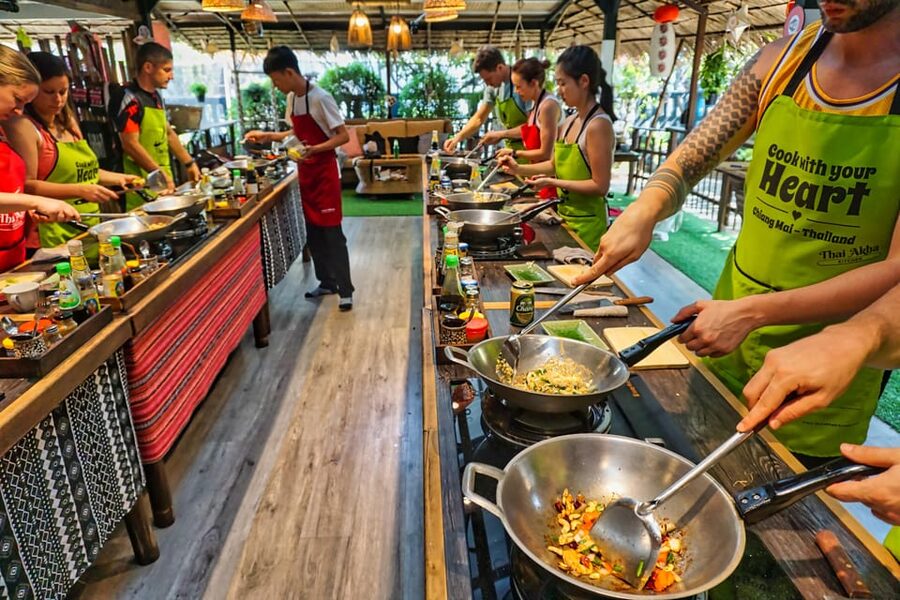 Chiang Mai: Traditional Thai-Akha Cooking Class& Market Tour - What you eat and what you take home