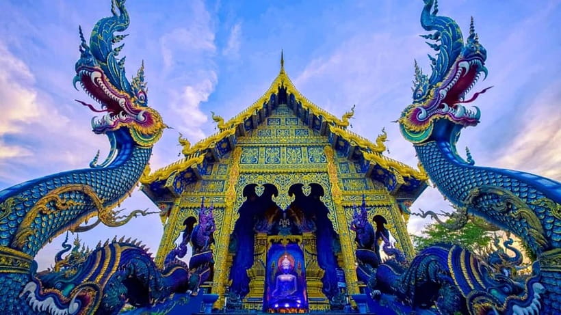Chiang Mai: White and Blue Temples and Lalita Cafe - The road from Chiang Mai to Mae Kachan Hot Spring