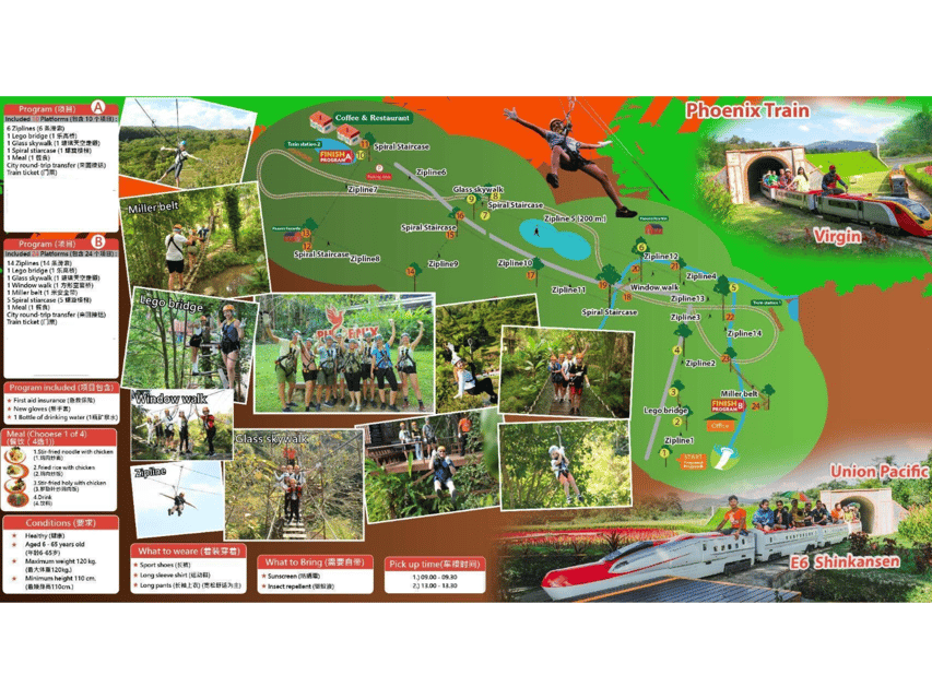 Chiang Mai: Zipline adventure with lunch & city hotel pickup - The important details at a glance