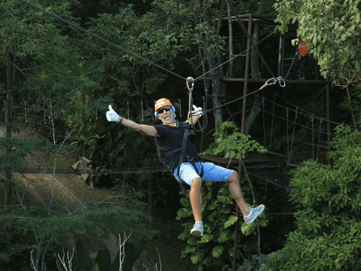 Chiang Mai: Zipline adventure with lunch & city hotel pickup - From Chiang Mai streets to Mae Rim trees