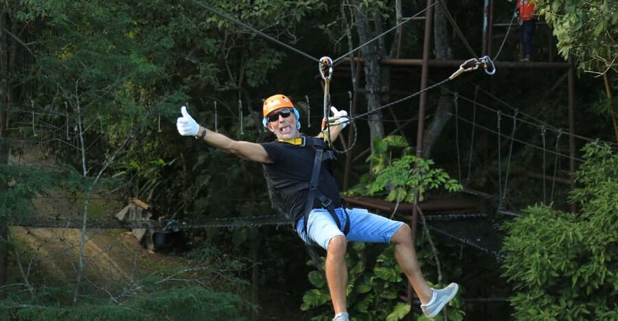 Chiang Mai: Zipline adventure with lunch & city hotel pickup - The zipline choices are not the same as the high ropes courses