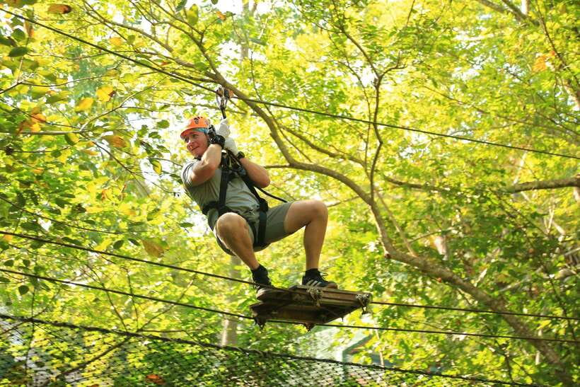 Chiang Mai: Zipline & High Rope Park with Lunch & Transfer - The high-rope courses: 20, 25, or 45 obstacles