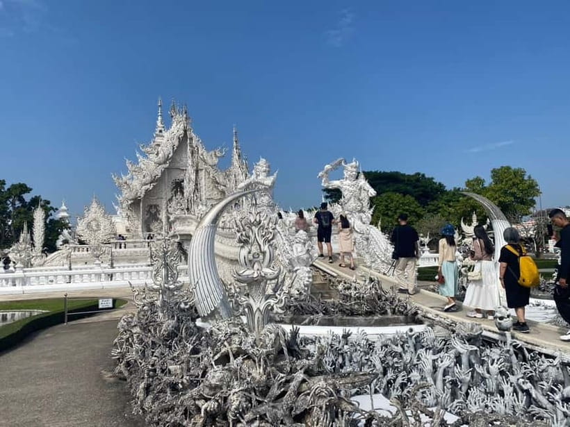 Chiang Rai: 3 Temples, Long Neck Village & Lalitta Café - White Temple: Chiang Rai’s unforgettable first temple