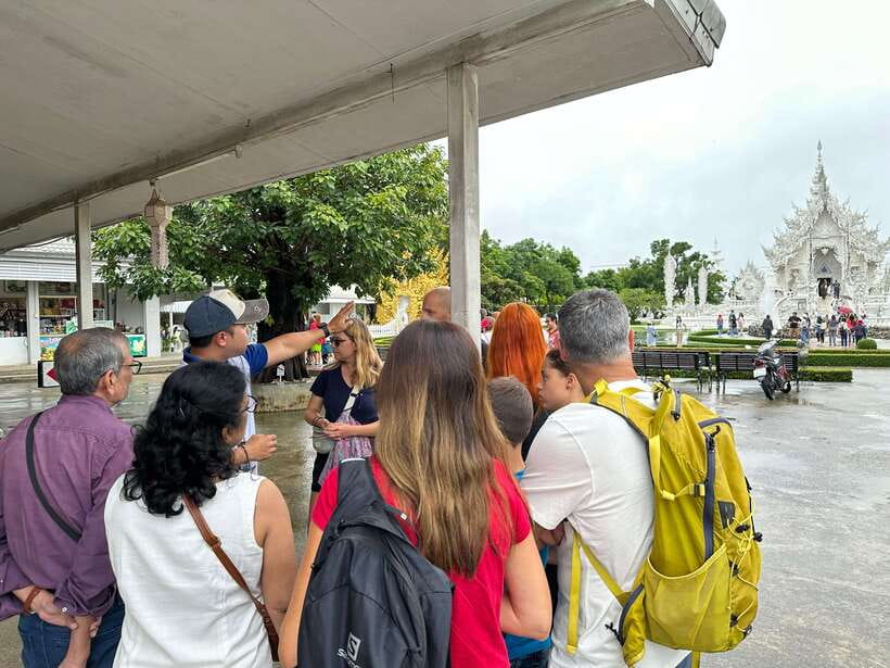 Chiang Rai: Iconic Temples & 7 Major Sites—River View Buffet - Wat Rong Khun, the White Temple
