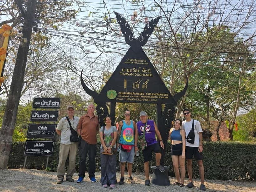 Chiangrai Full day: Popular 7 Locations with Thai buffet - The unusual collection at Baan Dam Museum