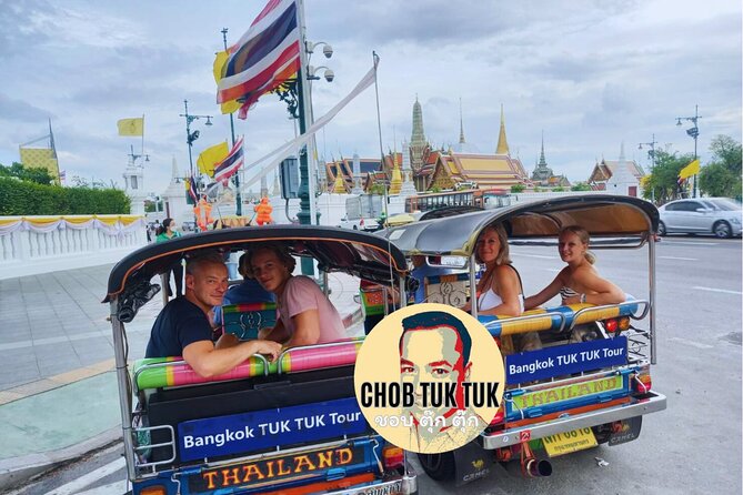 CHOB TUK TUK + Canal + Food Tasting - Walking from Pak Khlong Talad toward Old Siam