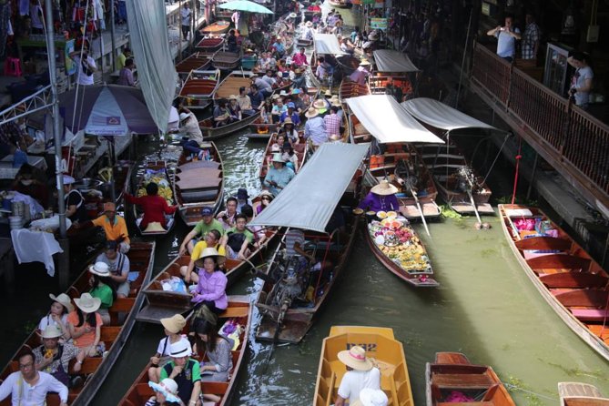 Colors of Damnoen Saduak from Bangkok - Leaving Bangkok from Rama III