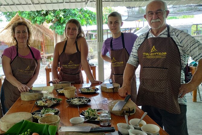 Cooking class in organic garden and local market tour ThaiCottage - Eating what you have made