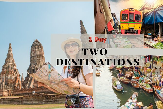 Damnoen Saduak Floating Market & Ayutthaya Tour from Bangkok - Maeklong Railway Market and the train that cuts through it