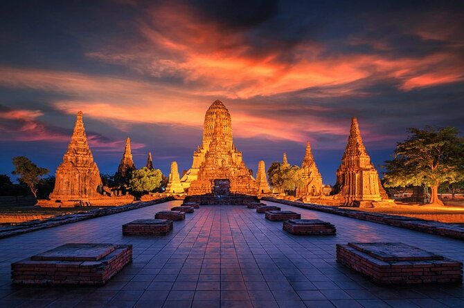 Discover Ayutthaya at Sunset: Historic Temples & River Cruise - Sunset, temple lights, and the best photographs