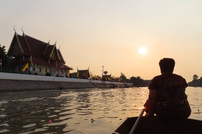 Discover Ayutthaya at Sunset: Historic Temples & River Cruise - Food, water, and what you actually receive